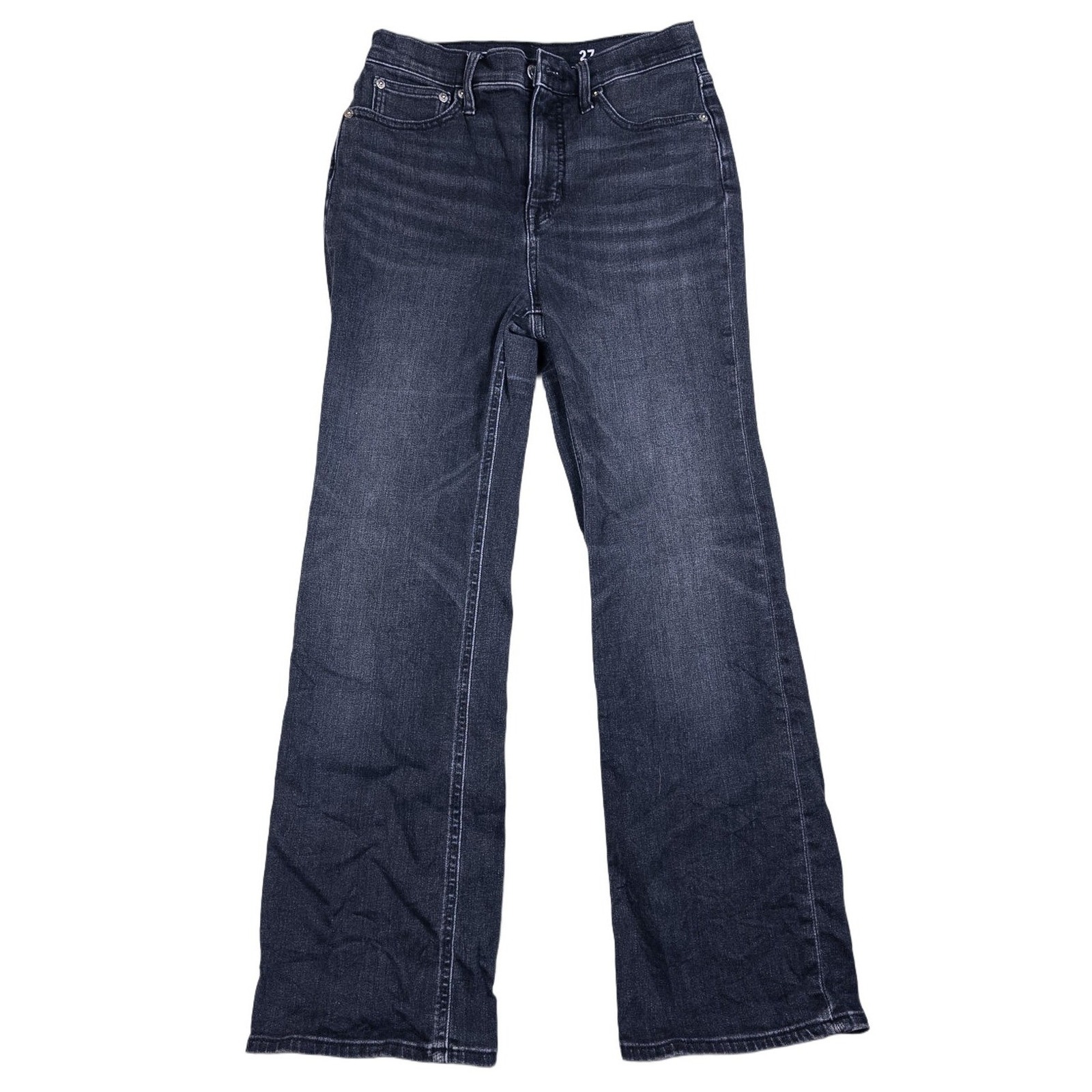 J. Crew High Rise Slim Demi Bootcut Fair Trade Organic Cotton Jeans